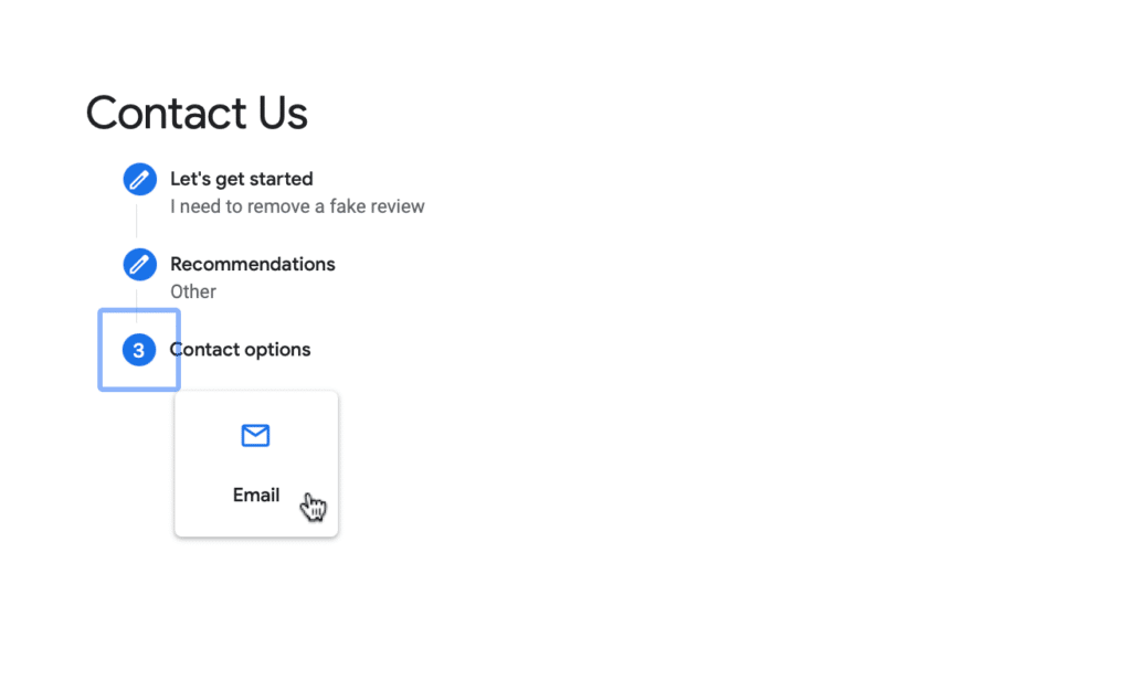 google review support email