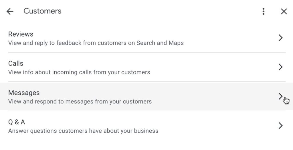 Google my business auto responder setup step 3