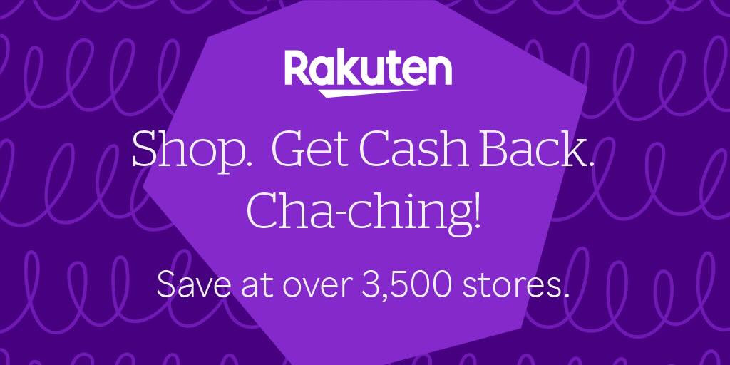 Get cash back for shopping at Rakuten